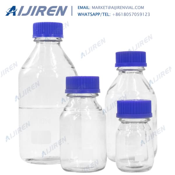 Free sample clear 1000ml media bottle Mycap